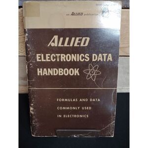 VTG Allied Electronics Data Handbook 1966 Allied Radio Corporation Paperback
